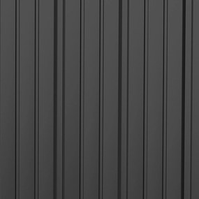 Outsunny Szopa ogrodowa zamykana na klucz Metalowa schowek na narzędzia Czarna 1615x945x196cm | Aosom PL