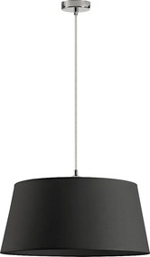 Lampa sufitowa FIRENZE w stylu klasycznym i nowoczesnym - Wysoko?? 190 cm - przezroczysty kabel - Klosz ø50 cm - E27 60W - IP20 - stal i be?
