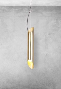 Lampa Wisząca LIBRA 1xE14 złota