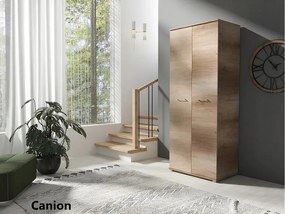 Szafa Otwierana Dwudrzwiowa 80cm x 200cm  CANION | Półki + Wieszak
