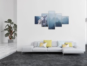 Obraz - Sowa śnieżna (125x70 cm)