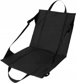 Turystyczne składane krzesło VENTO 38 cm, czarne