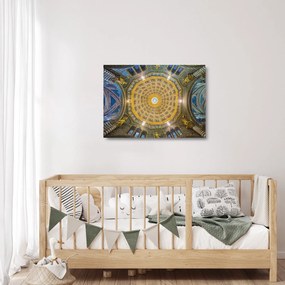 Obraz na szkle sufitu kościoła w Sienie (70x50 cm)
