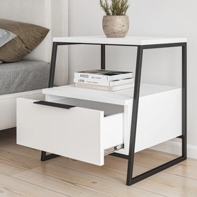 Stolik nocny Pal White 2