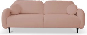 Sofa SOFT z funkcja spania i pojemnikiem PUDROWY RÓŻ RUN AGAIN 61