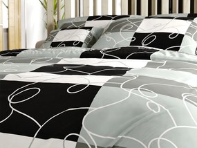 PrzytulneMieszkanie.pl PrzytulneMieszkanie.pl Bawełniana pościel KASPARO BLEND szara Rozmiar pościeli: 70 x 90 cm | 140 x 220 cm