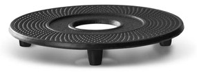 Czarna żeliwna podstawka pod czajnik Bredemeijer Jing, ⌀ 13,4 cm