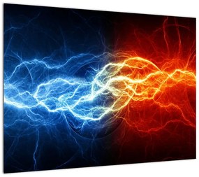 Obraz napięcia elektrycznego (70x50 cm)