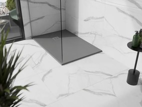 Mexen Stone+ brodzik kompozytowy prostokątny 120 x 100 cm, szary-beton - 44611012