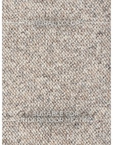 Szarokremowy chodnik odpowiedni do prania 80x240 cm Rocco Dark Cream – Elle Decoration