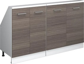 Szafka kuchenna na dach skośny szlachetna szarość 140x46x81.6 r-line