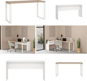 Biurko z przedłużeniem Sign 150 jackson hickory/biały mat