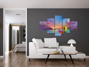 Obraz - Zachód słońca (125x70 cm)