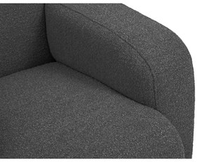 Ciemnoszara sofa z materiału bouclé 235 cm Molino – Micadoni Home