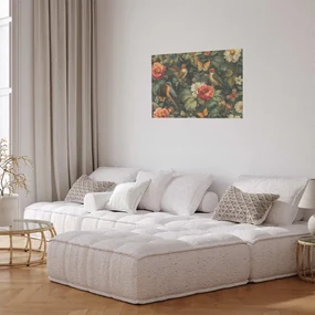 Plakat Kwiaty i motyle 90x60 cm bez ramy bez marginesu ARTGEIST B