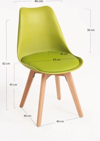 Zestaw 4 Krzese Synk Basic