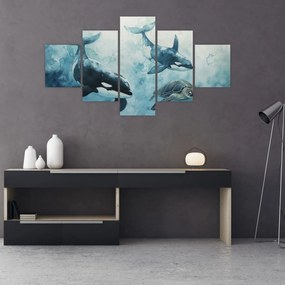 Obraz - Malowidło podwodne (125x70 cm)