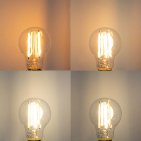Set van 5 Smart E27 dimbaar in Kelvin LED lampen A60 helder 7W 806 lm 1800-3000K