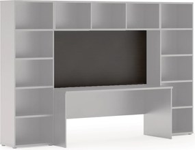 Tylna ścianka za biurko INTEGRO, wenge