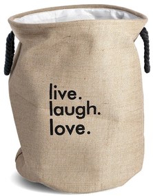 Kosz na pranie DENIM, okrągły, 60 L