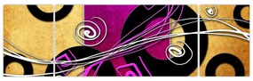 Obraz abstrakcji (170x50 cm)
