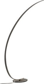 Lampa podłogowa LED Iole, ściemnialna, 30 W, ciepłe światło, 3000 K - Lampa podłogowa w kolorze tytanowym, nowoczesna aluminiowa konstrukcja, IP20