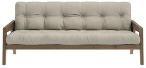 Beżowa rozkładana sofa 204 cm Grab – Karup Design