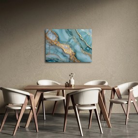 Obraz - Turkusowy marmur (70x50 cm)