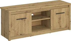 Szafka RTV z półkami do salonu dąb artisan D6-Z30