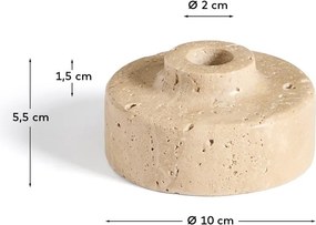 Kamienny świecznik Zalvori – Kave Home