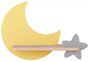 Kinkiet dziecięcy LED z półką MOON LED/5W/230V
