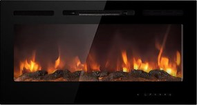 Kominek elektryczny CHICAGO, wbudowany w ścianę, dł. 101,6 x gł. 14 x wys. 54,6