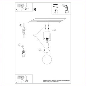 Plafon SOLIS naturalne drewno SOLLUX  LIGHTING