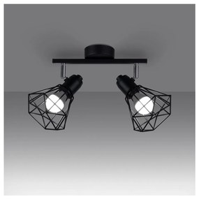 Czarna lampa sufitowa ø 10 cm Varpu – Nice Lamps