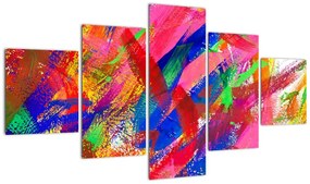 Obraz - Kolorowa abstrakcja (125x70 cm)