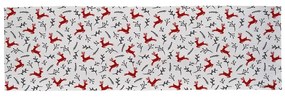 Bawełniany dywan ze świątecznym motywem Butter Kings They Are Flying, 140x40 cm