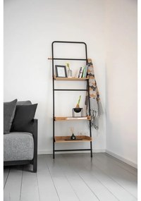 Czarno-naturalny metalowy regał 56x180 cm Loft – Wenko