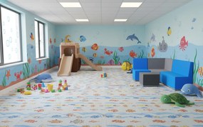 Kanapa piankowa do przedszkola Tobo Junior, narożnik