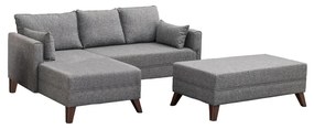 Sofa narożna Bella Narożnik Lewy 2 Szary