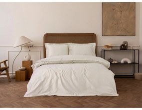 Beżowa pościel dwuosobowa z satyny bawełnianej 240x220 cm Elegant – Mijolnir