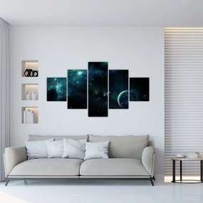 Obraz - Życie w kosmosie (125x70 cm)