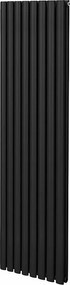 Grzejnik kolumnowy owalny – 1800 mm x 480 mm – czarny