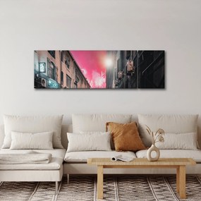 Obraz fajerwerków w Marsylii (170x50 cm)