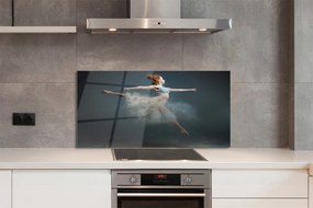 Panel szklany do Kuchni Ekspresja Tańca w Dymie