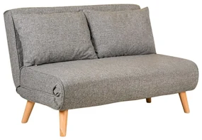 Szara rozkładana sofa 120 cm Folde – Artie