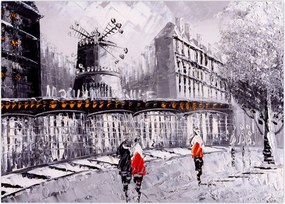 Obraz - Obraz olejny przedstawiający miasto II. (70x50 cm)
