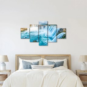 Obraz - Wodospad Godafoss (125x70 cm)