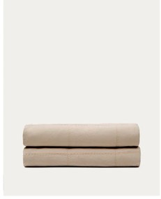 Jasnobrązowa bawełniana narzuta pikowana 240x260 cm Isor – Kave Home