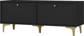 Szafka RTV stojąca TORINO 120,6 cm do Salonu pod Telewizor - Grafit