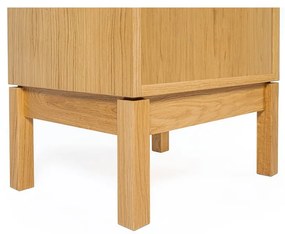 Regał z szarymi półkami Woodman AbbeyWood